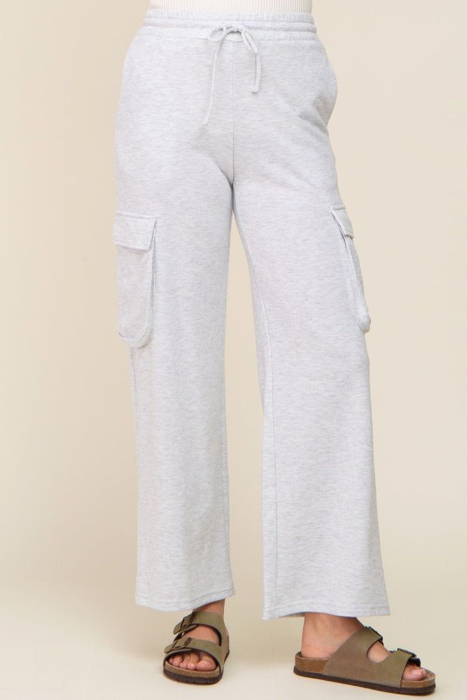 Heather Grey Pocketed Sweatpants sold by Pinkblush product image thumbnail 2