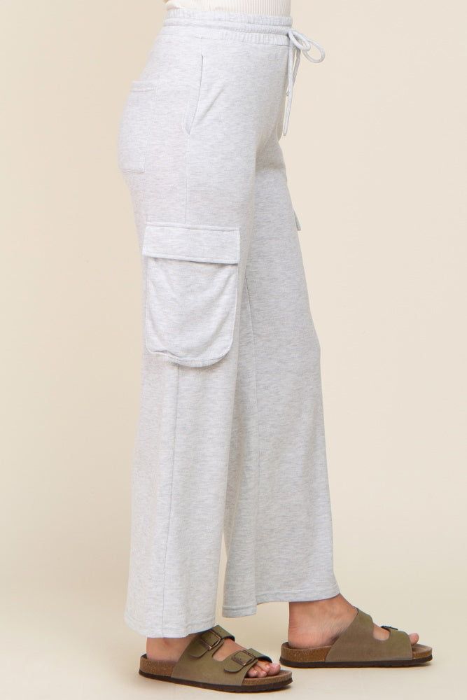 Heather Grey Pocketed Sweatpants sold by Pinkblush product image thumbnail 3