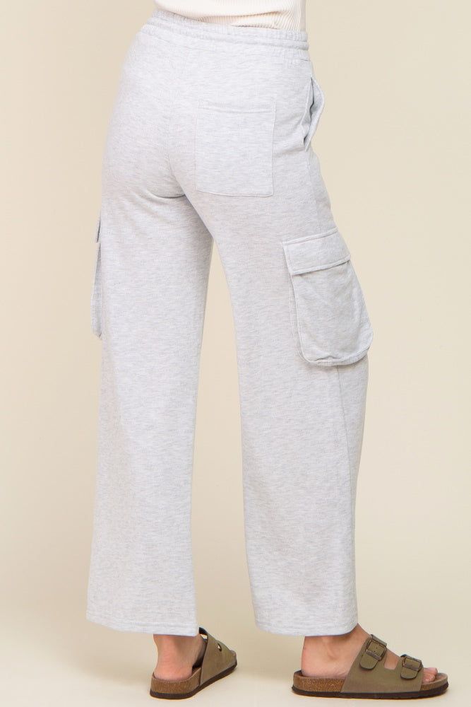 Heather Grey Pocketed Sweatpants sold by Pinkblush product image thumbnail 4