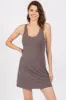 Mocha Tennis Racerback Maternity Romper Dress sold by Pinkblush