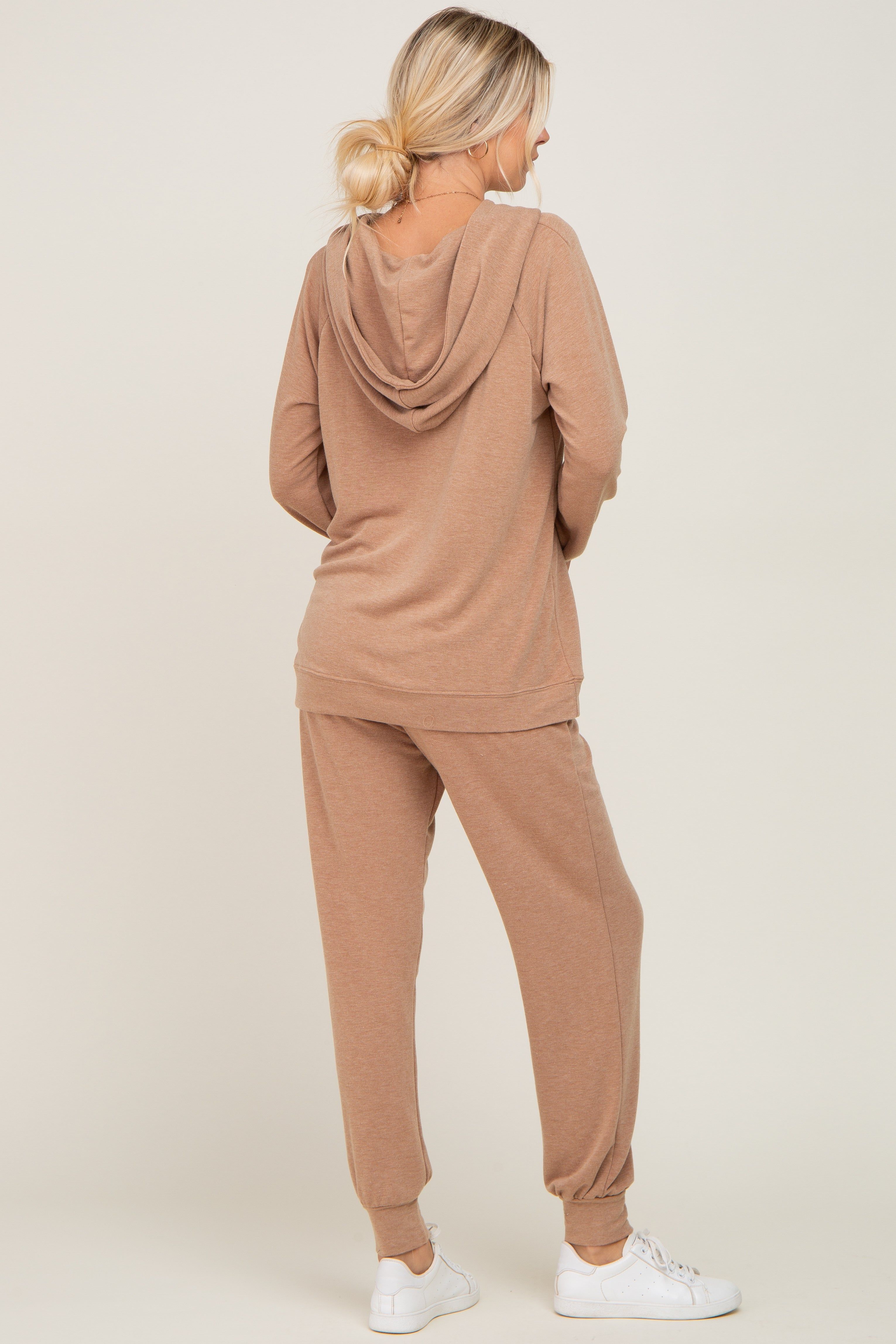 Camel Hoodie and Jogger Set sold by Pinkblush product image thumbnail 3