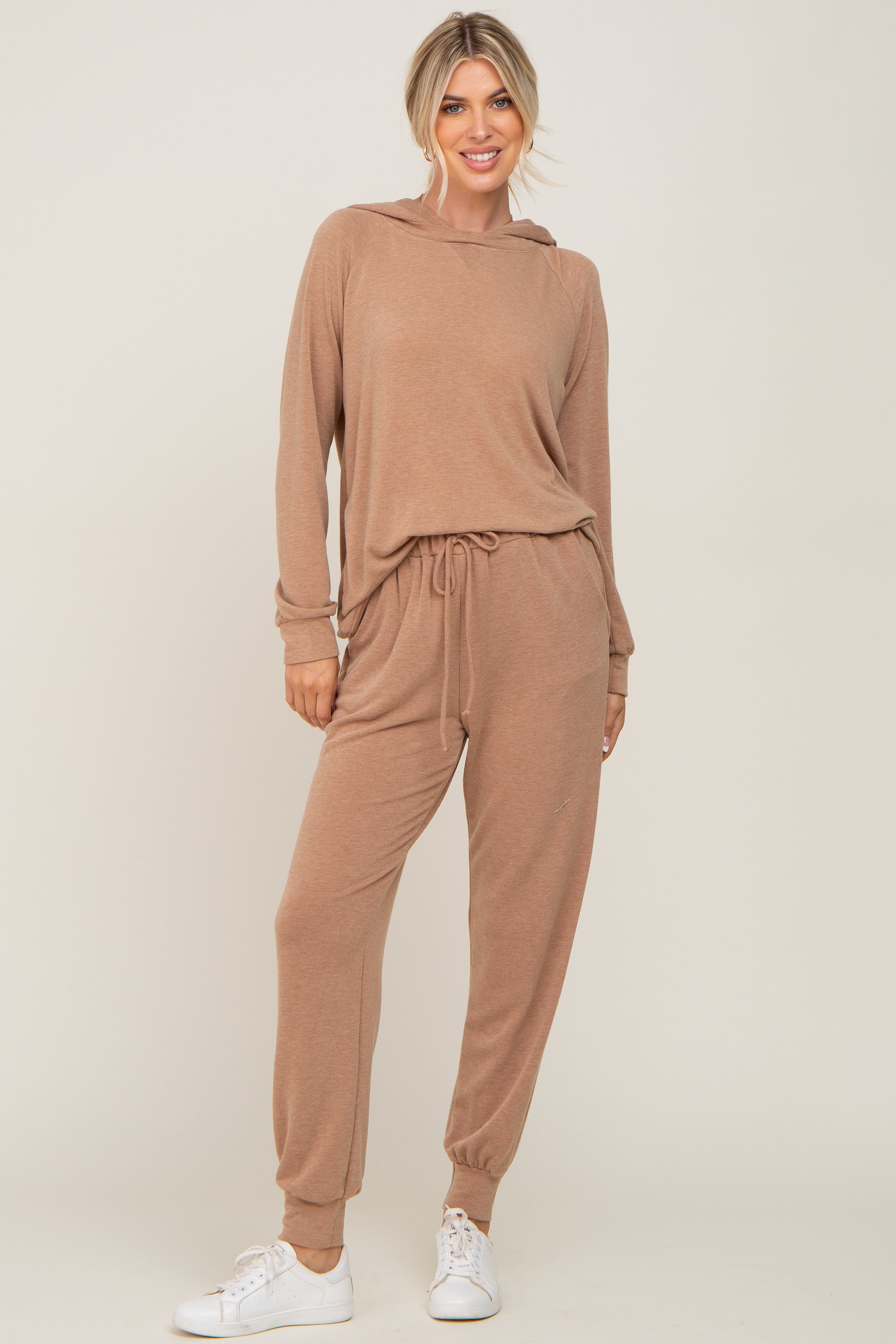 Camel Hoodie and Jogger Set sold by Pinkblush product image thumbnail 4