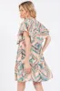 Multicolor Chevron Pleated Tiered Dress sold by Pinkblush