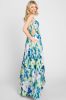 Mint Green Floral Cut Out Maxi Dress sold by Pinkblush