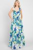 Mint Green Floral Cut Out Maxi Dress sold by Pinkblush