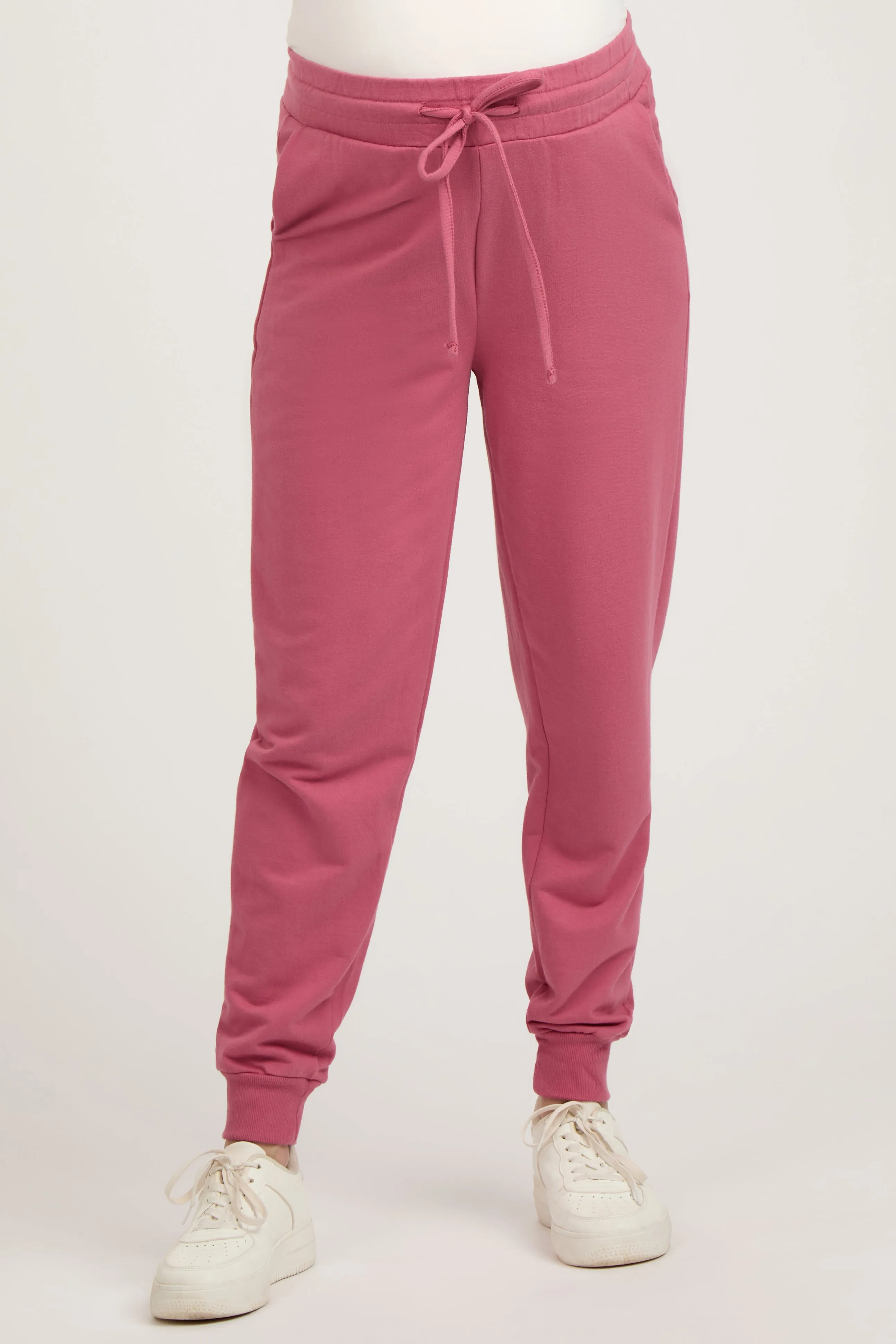 Pink Basic Drawstring Maternity Sweatpants sold by Pinkblush product image thumbnail 2
