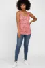 Fuchsia Animal Print Racerback Tank Top sold by Pinkblush