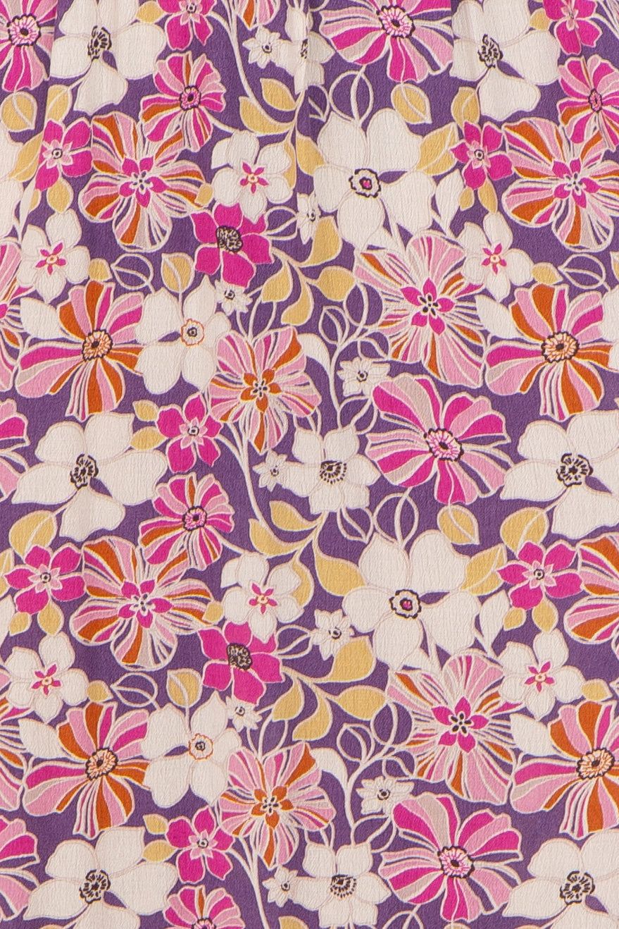 Purple Multi-Color Floral Maxi Dress sold by Pinkblush product image thumbnail 4