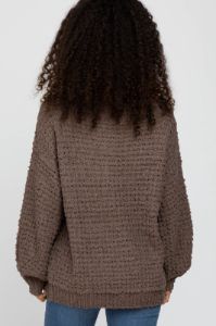 Mocha Chunky Knit Sweater sold by Pinkblush