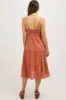 Rust Sleeveless Maternity Maxi Dress sold by Pinkblush