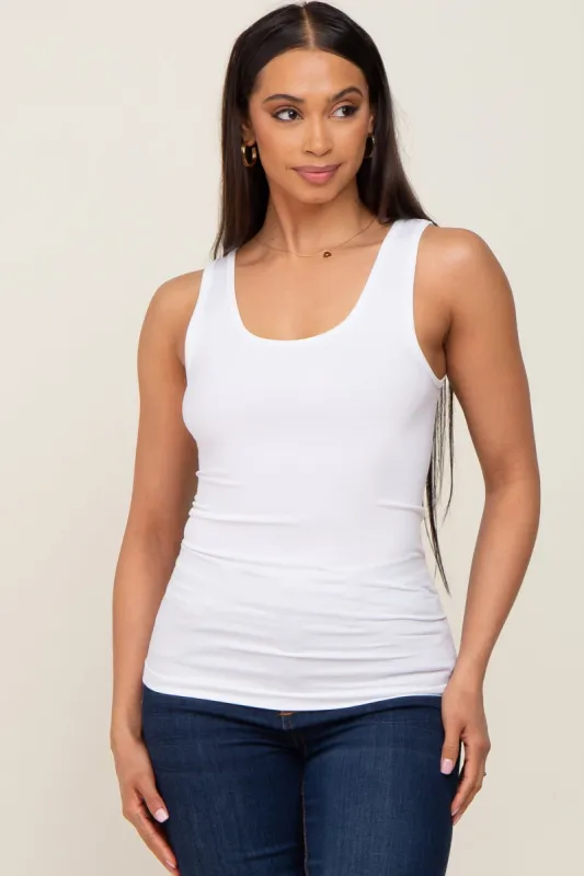 Ivory Seamless Tank Top sold by Pinkblush