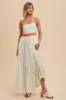 Orange Floral Contrast Sash Tie Maxi Dress sold by Pinkblush