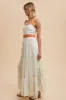 Orange Floral Contrast Sash Tie Maxi Dress sold by Pinkblush