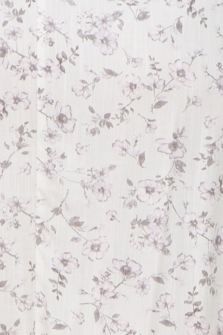 Mint Green Floral Smocked Puff Sleeve Maternity Plus Midi Dress sold by Pinkblush product image thumbnail 4