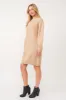 Beige Mock Neck Sweater Dress sold by Pinkblush