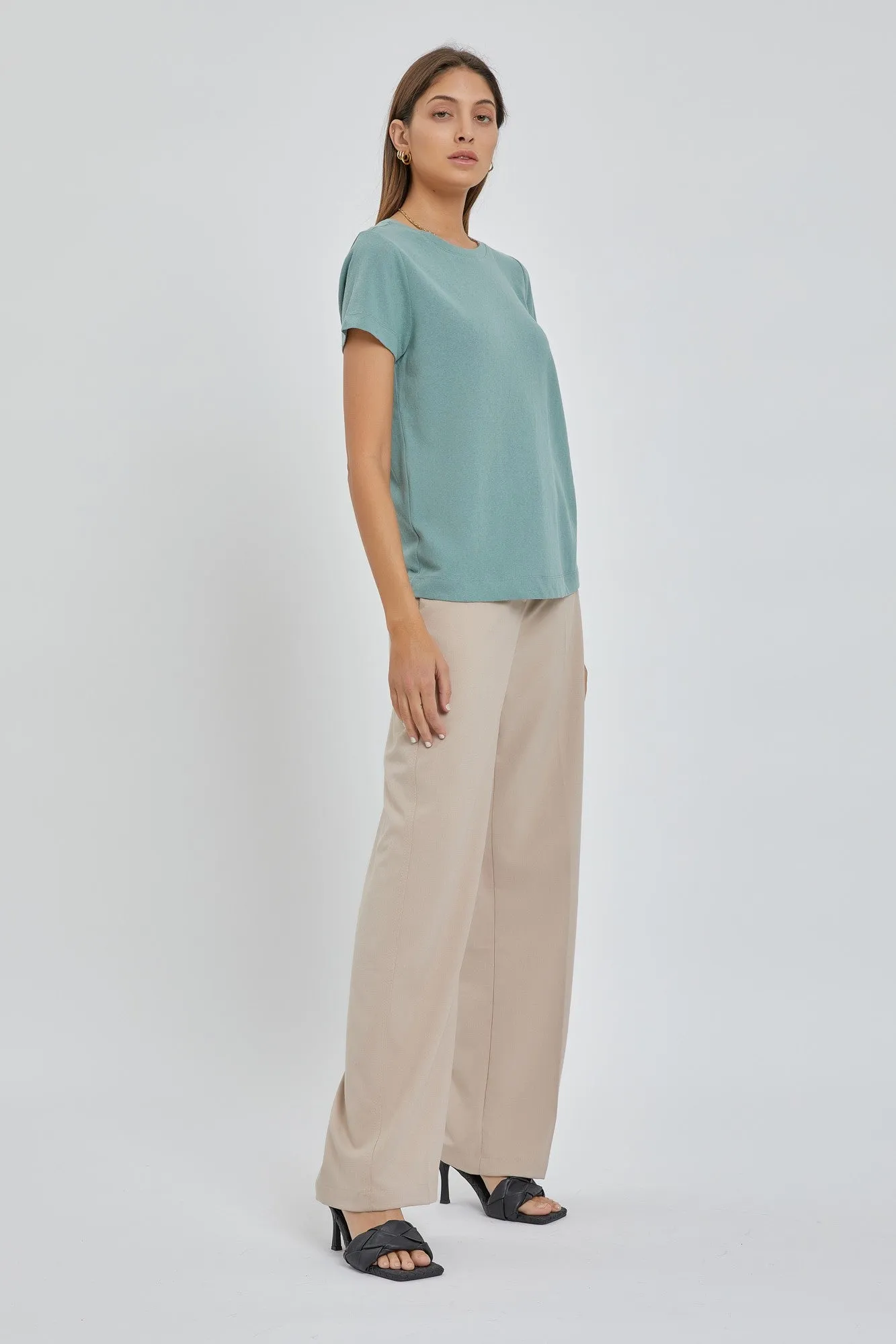 Sage Short Sleeve Top sold by Pinkblush product image thumbnail 2