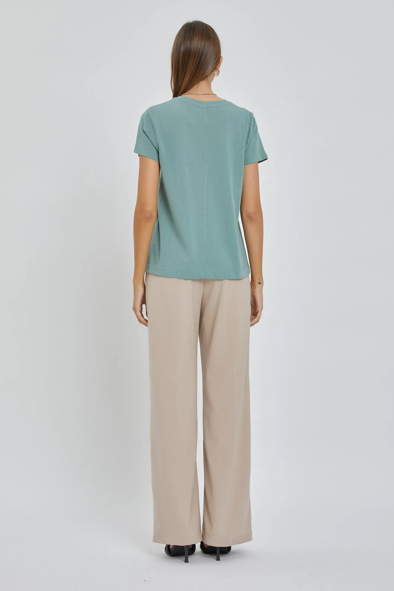 Sage Short Sleeve Top sold by Pinkblush product image thumbnail 3