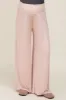 Light Pink Smocked Waist Flowy Maternity Pants sold by Pinkblush
