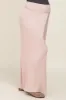 Light Pink Smocked Waist Flowy Maternity Pants sold by Pinkblush