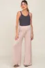 Light Pink Smocked Waist Flowy Maternity Pants sold by Pinkblush