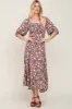 Black Multi-Color Floral Maxi Dress sold by Pinkblush