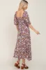 Black Multi-Color Floral Maxi Dress sold by Pinkblush