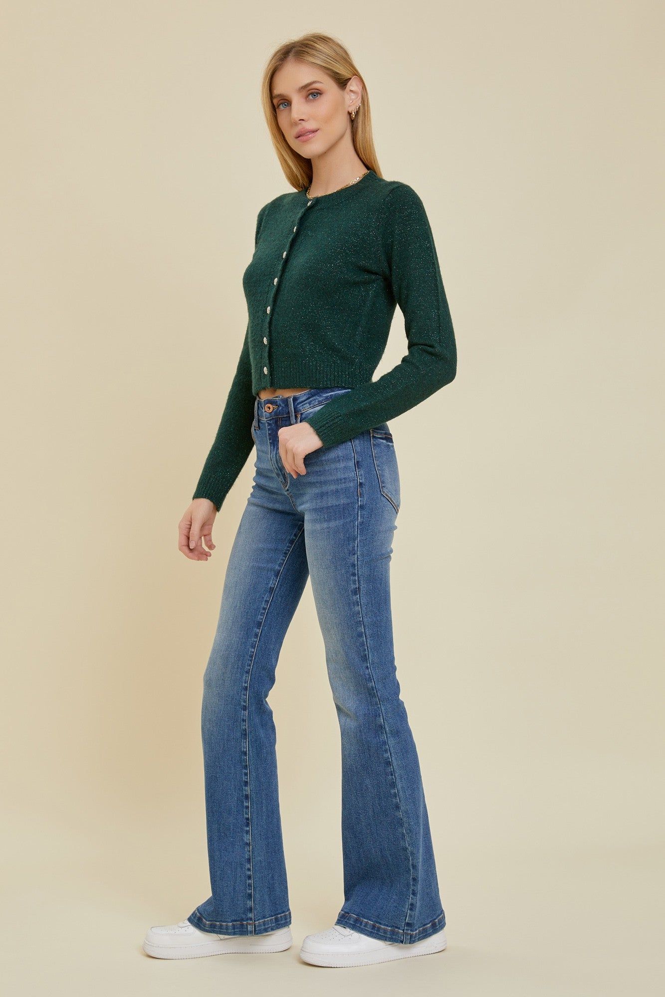 Pine Button Up Cardigan sold by Pinkblush product image thumbnail 3