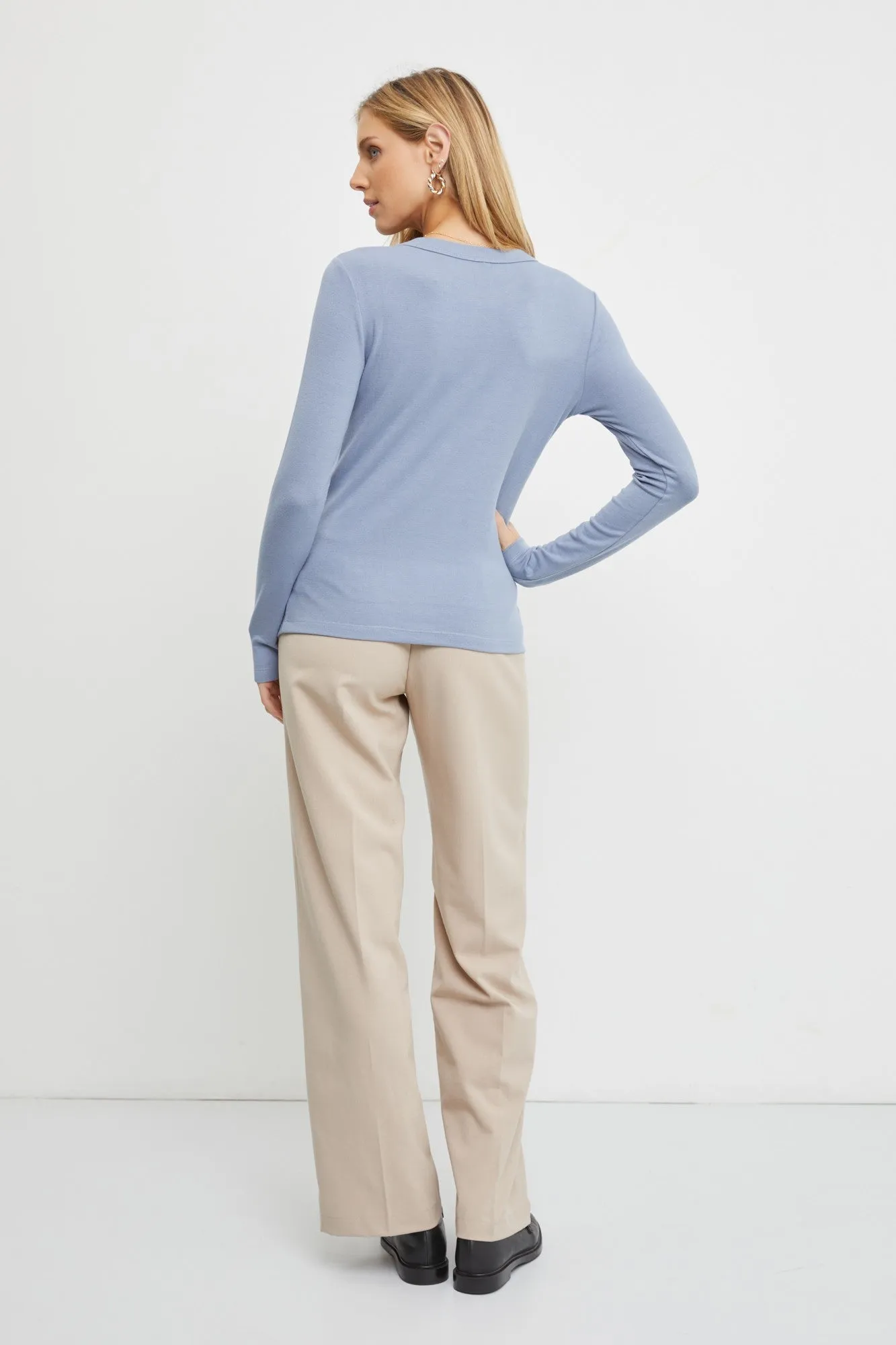 Blue Long Sleeve Top sold by Pinkblush product image thumbnail 2