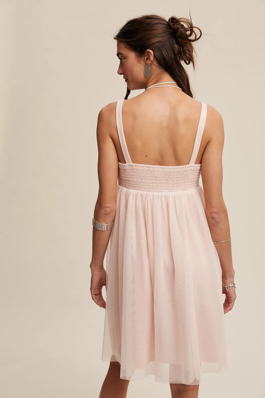 Light Pink Tulle Skirt Dress sold by Pinkblush product image thumbnail 3