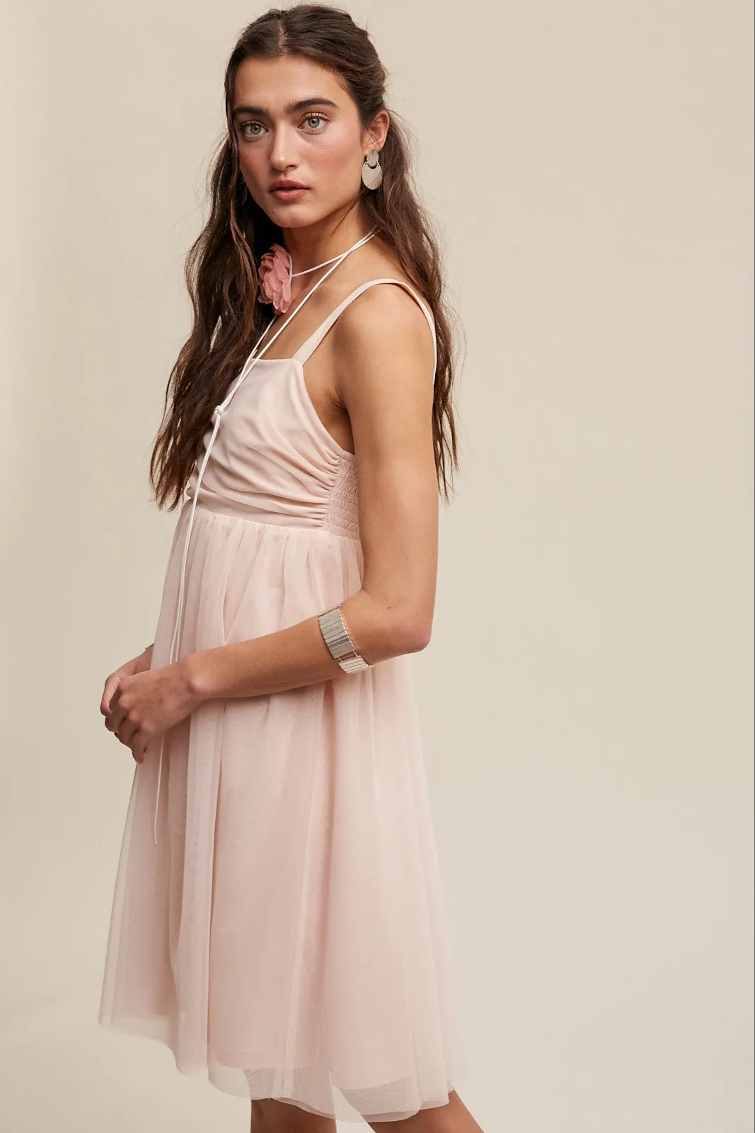 Light Pink Tulle Skirt Dress sold by Pinkblush product image thumbnail 2