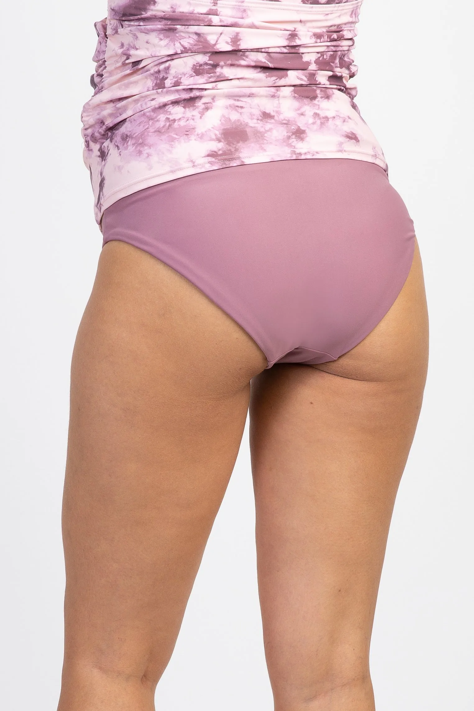 PinkBlush Mauve Solid Maternity Bikini Bottoms sold by Pinkblush product image thumbnail 3