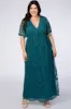 PinkBlush Teal Lace Mesh Overlay Plus Maxi Dress sold by Pinkblush