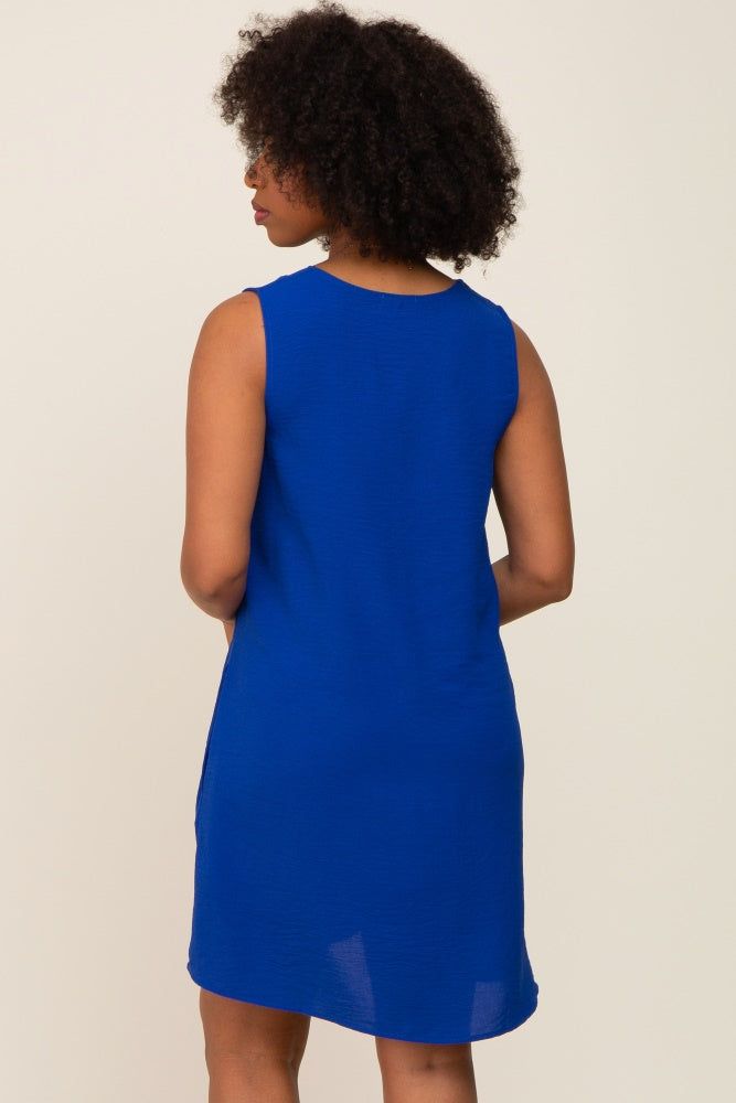 Royal Sleeveless Pocketed Dress sold by Pinkblush product image thumbnail 3