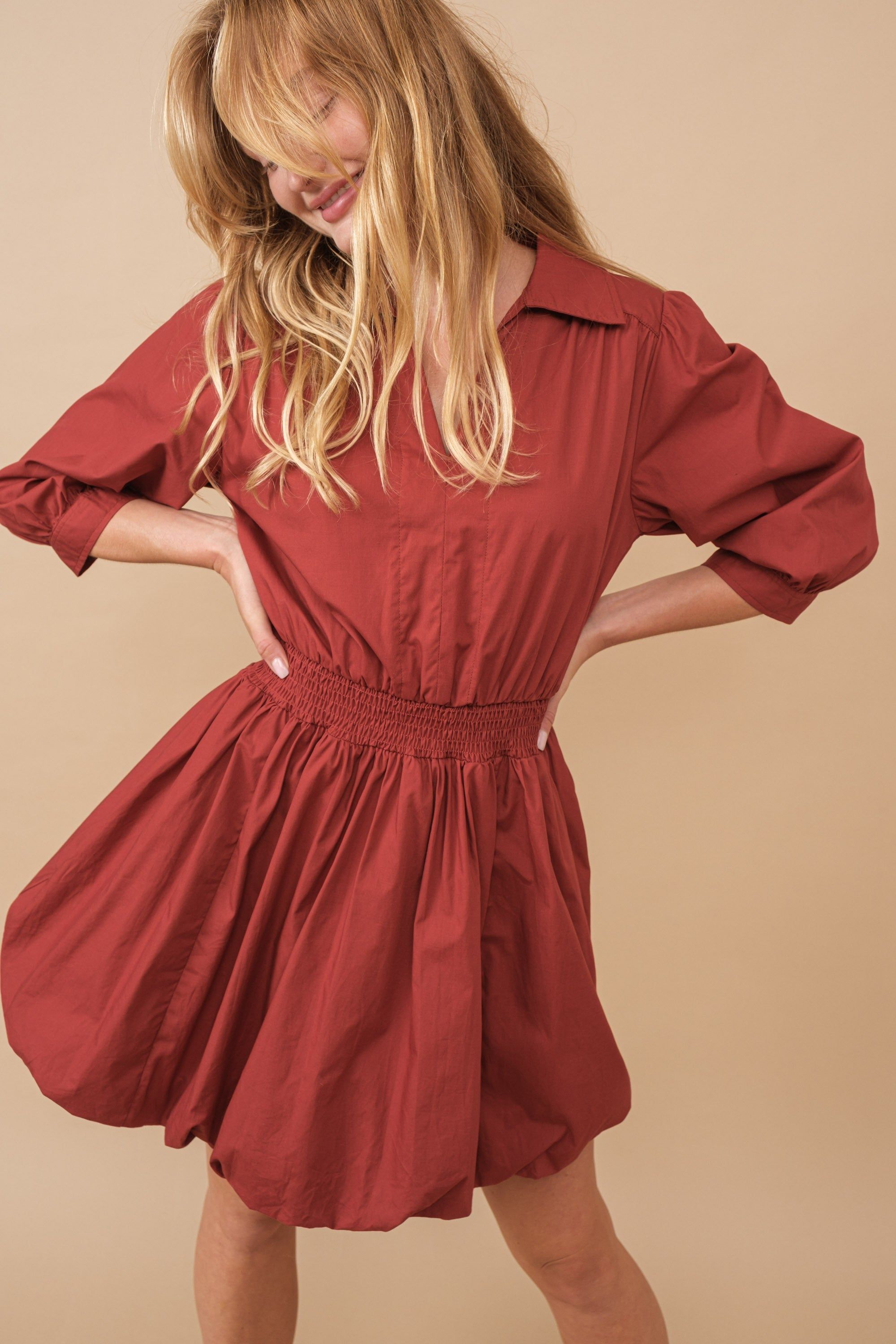 Brick Bubble Dress sold by Pinkblush