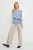 Blue Long Sleeve Maternity Top sold by Pinkblush
