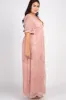 PinkBlush Light Pink Lace Mesh Overlay Plus Maxi Dress sold by Pinkblush