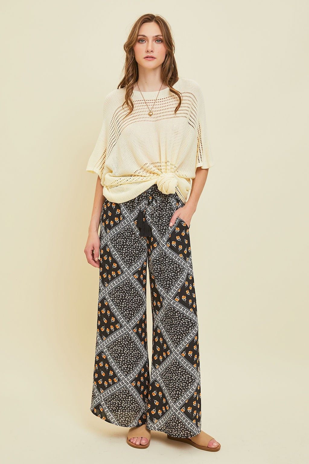 Cream Knit Top sold by Pinkblush product image thumbnail 4