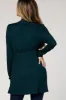 PinkBlush Hunter Green Long Sleeve Nursing Top sold by Pinkblush