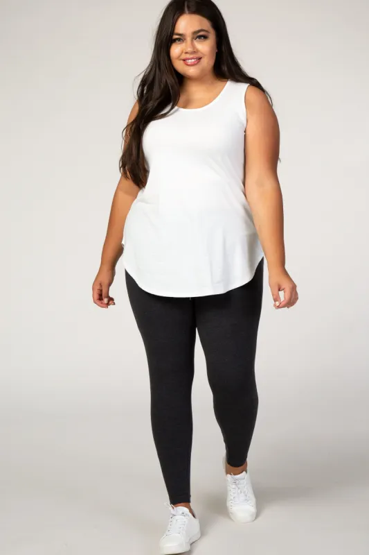 Black Basic Plus Legging sold by Pinkblush