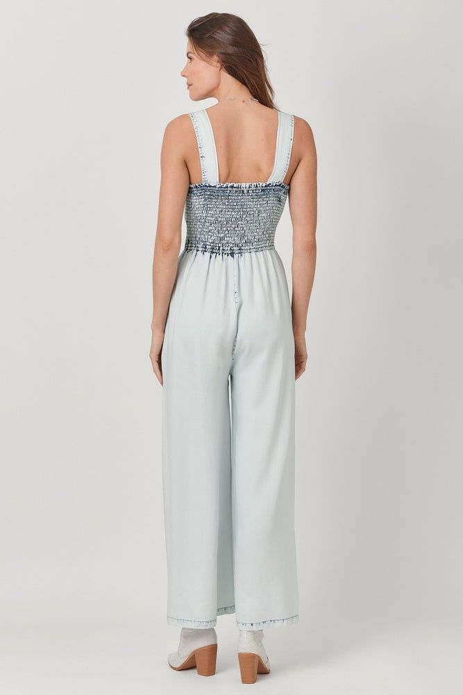 Blue Washed Jumpsuit sold by Pinkblush product image thumbnail 3