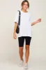 White Basic Oversized Tee sold by Pinkblush