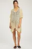 Cream Crochet Knit Maternity Swim Cover Up sold by Pinkblush