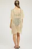 Cream Crochet Knit Maternity Swim Cover Up sold by Pinkblush