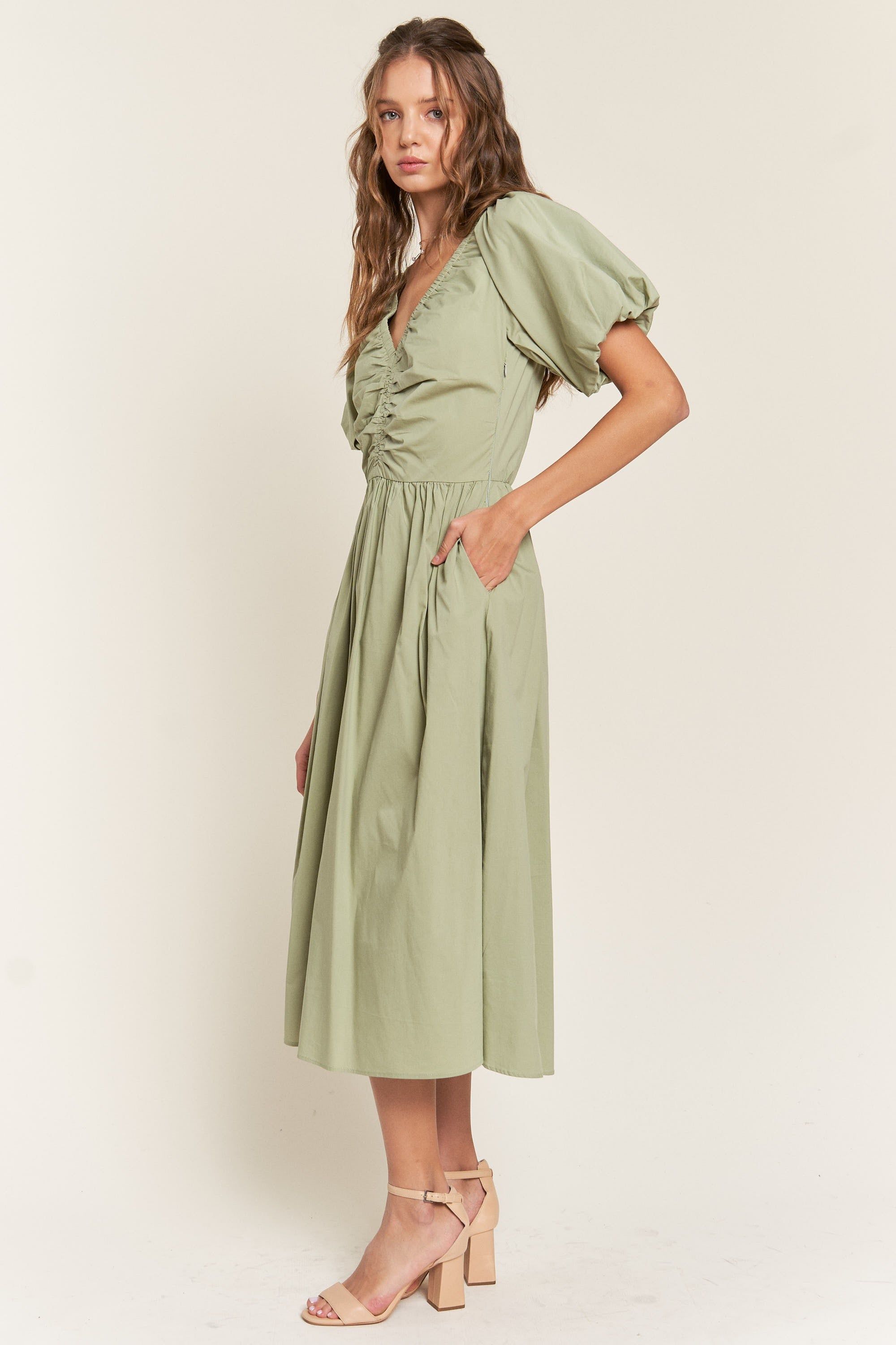 Sage Midi Dress sold by Pinkblush product image thumbnail 2