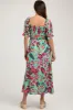 Mint Green Floral Puff Sleeve Maternity Maxi Dress sold by Pinkblush