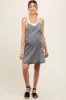 Charcoal Chambray Front Pocket Maternity Dress sold by Pinkblush