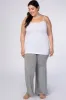 White Solid Plus Cami sold by Pinkblush