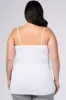 White Solid Plus Cami sold by Pinkblush