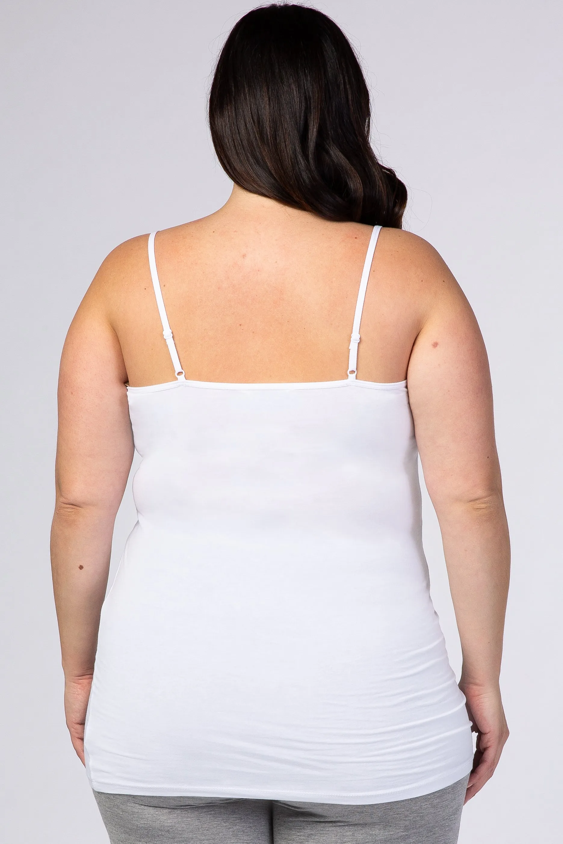 White Solid Plus Cami sold by Pinkblush product image thumbnail 3