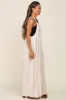 Beige Sleeveless Wide Leg Jumpsuit sold by Pinkblush